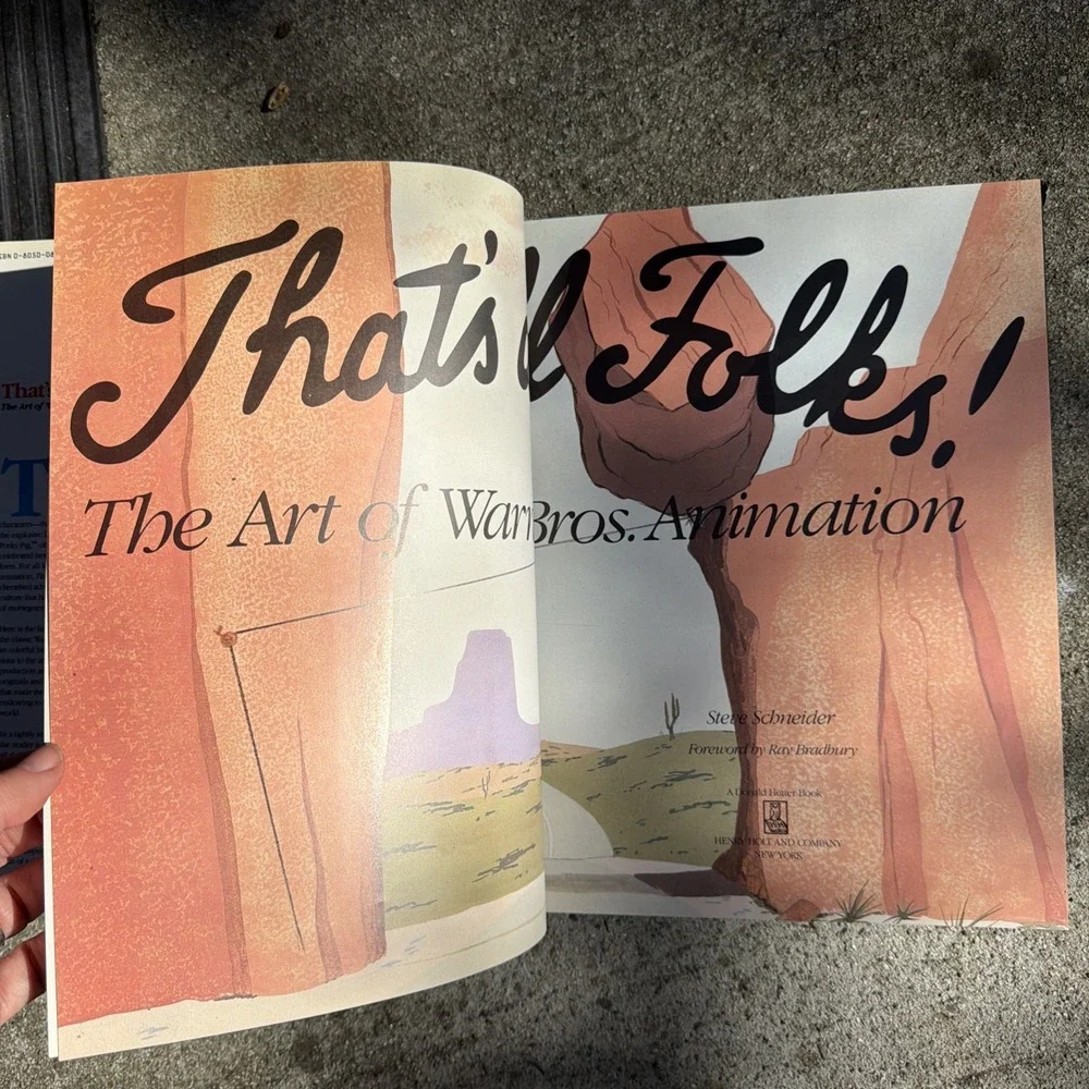 That's all Folks The Art of Warner Bros. Animation HCDJ Steve Schneider 1st Edit